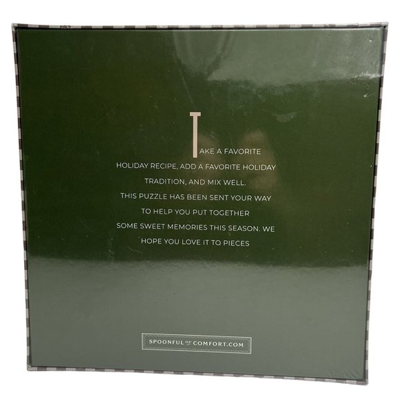 Spoonful Of Comfort Jigsaw Puzzle Grandma's Gingerbread Cookies 500 Pc Christmas - Picture 2 of 12